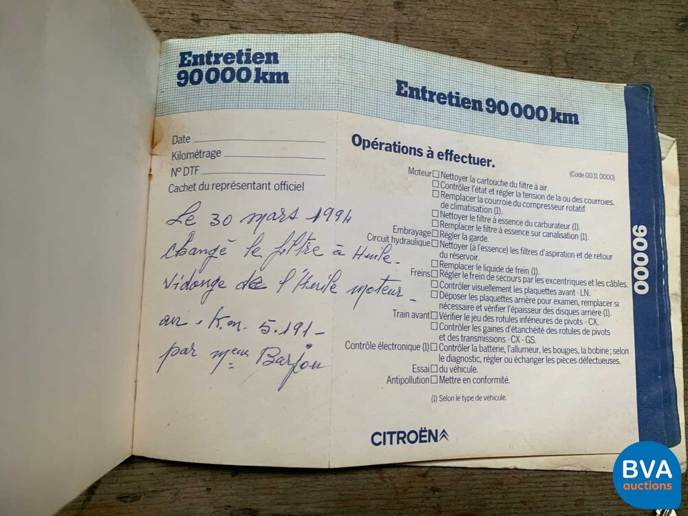 Citroen Acadiane Besteleend 1979