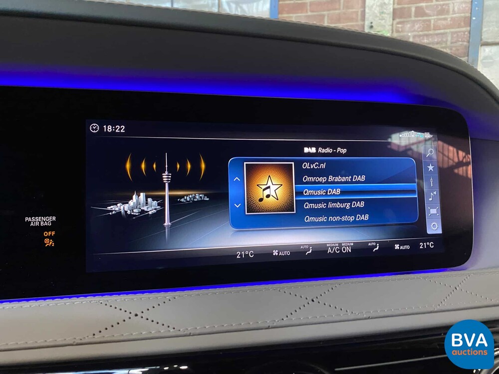 Mercedes-Benz S65 AMG Lang V12 S-klasse 630pk 2018 -Org NL-, RS-977-V