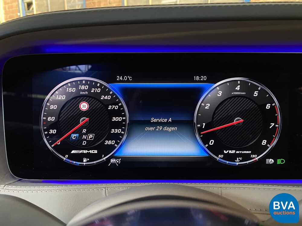 Mercedes-Benz S65 AMG Lang V12 S-klasse 630pk 2018 -Org NL-, RS-977-V