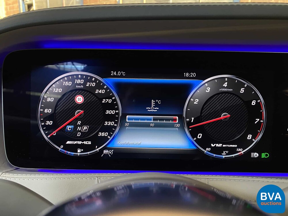 Mercedes-Benz S65 AMG Lang V12 S-klasse 630pk 2018 -Org NL-, RS-977-V