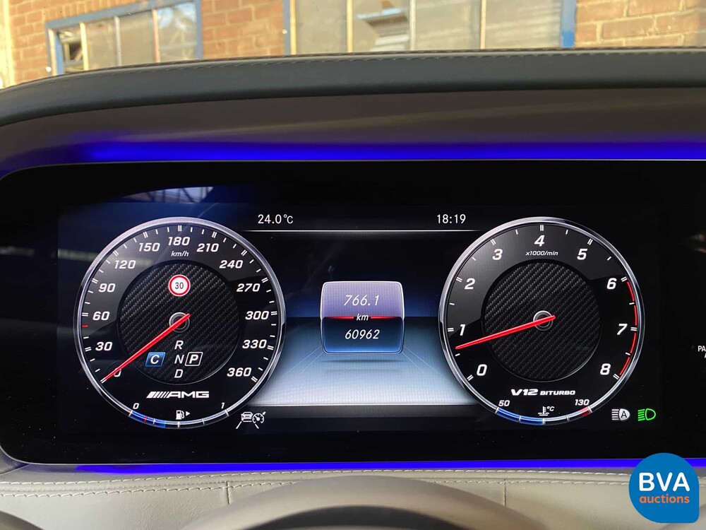 Mercedes-Benz S65 AMG Lang V12 S-klasse 630pk 2018 -Org NL-, RS-977-V