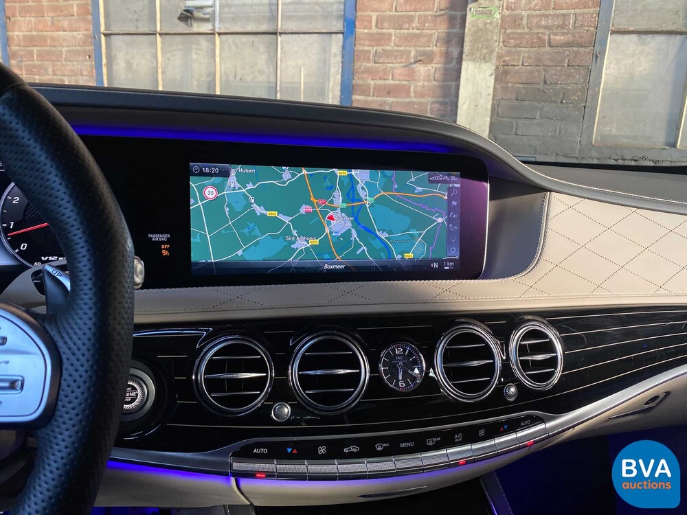 Mercedes-Benz S65 AMG Lang V12 S-klasse 630pk 2018 -Org NL-, RS-977-V