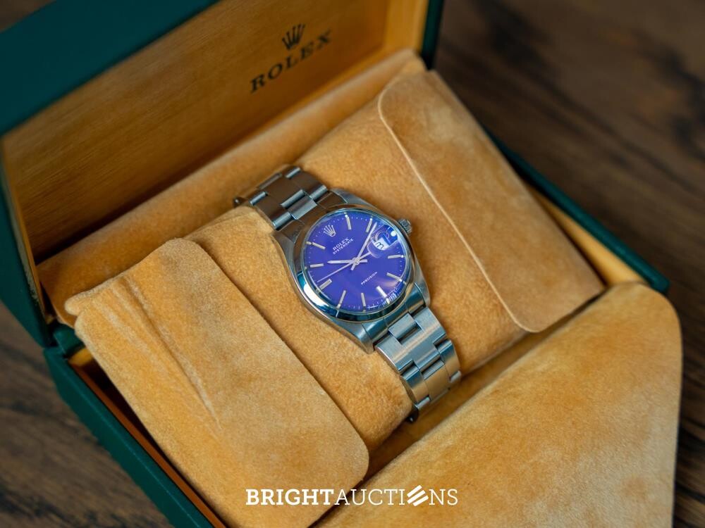 Rolex 6694 Oysterdate mit blauem Dail