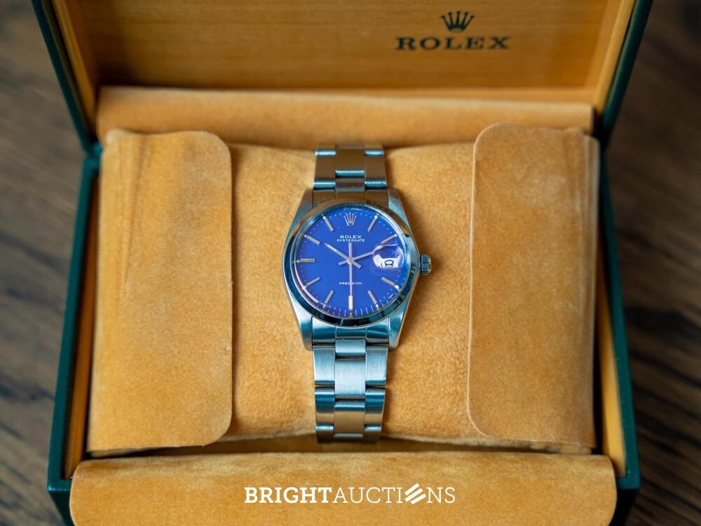 Rolex 6694 Oysterdate mit blauem Dail