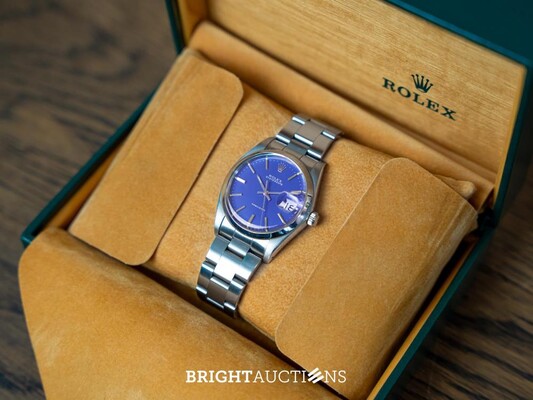 Rolex 6694 Oysterdate with Blue Dail
