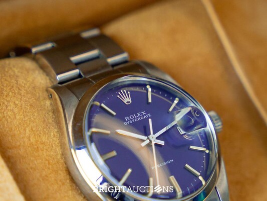 Rolex 6694 Oysterdate with Blue Dail
