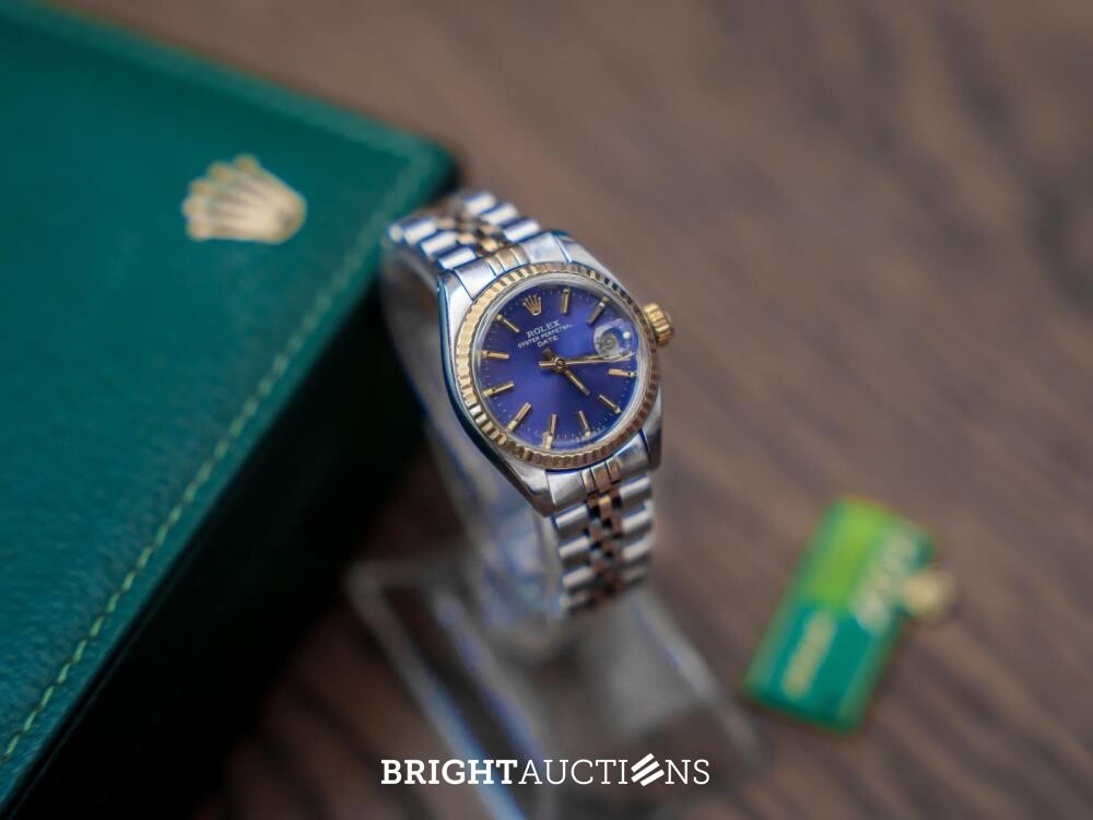 Rolex Lady-Datejust – Staal/Goud – Blauwe Wijzerplaat – 1978