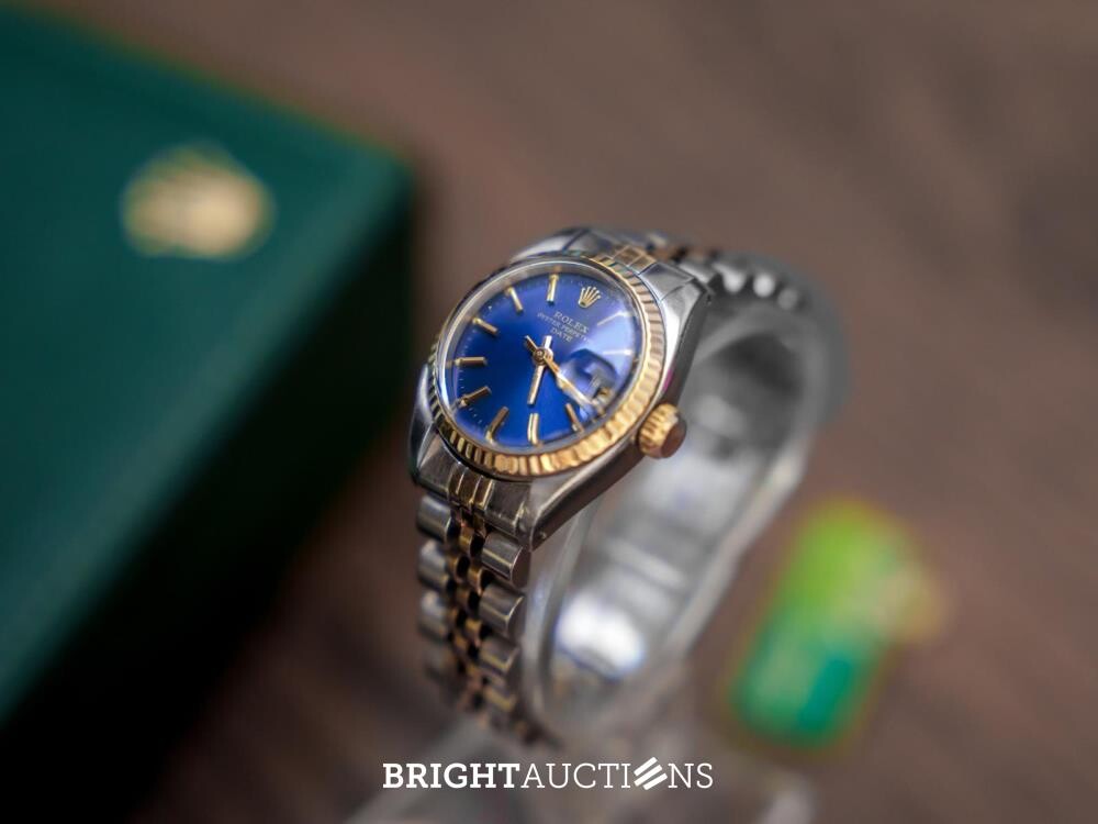 Rolex Lady-Datejust – Staal/Goud – Blauwe Wijzerplaat – 1978