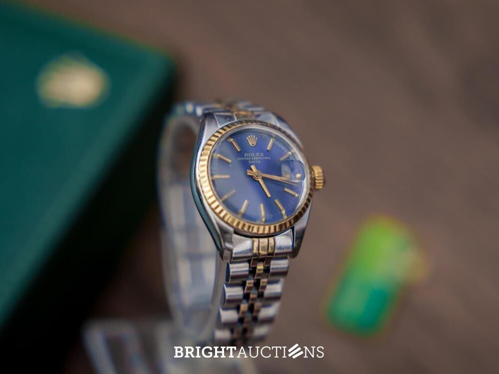 Rolex Lady-Datejust – Staal/Goud – Blauwe Wijzerplaat – 1978