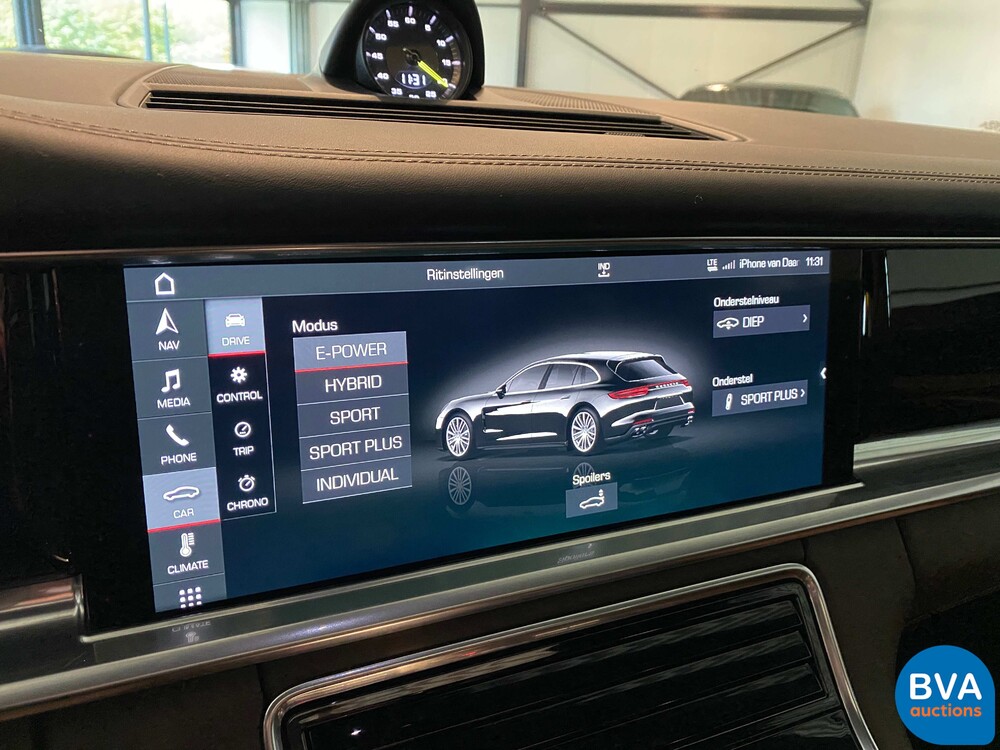 Porsche Panamera Sport Turismo 2.9 4 E-Hybrid 462 PS 2018 Sport Chrono Plug-In-Hybrid, H-318-HT.