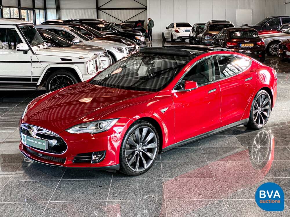 Tesla Model S 85 367pk 2016 -Org NL-, JG-505-J.