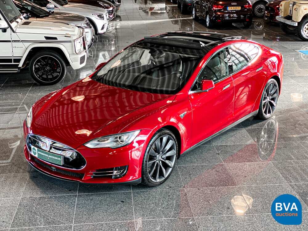 Tesla Model S 85 367pk 2016 -Org NL-, JG-505-J.
