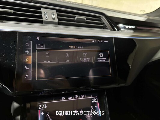 Audi e-tron 55 quattro advanced Pro Line Plus 95 kWh 360pk 2019, J-348-NF