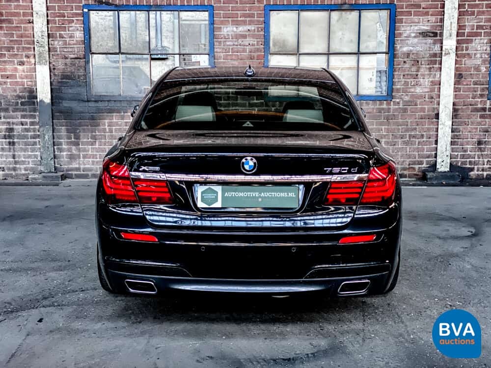 BMW 750d xDrive M-Sport Shadowline 7er 381PS 2015 -Org. NL-, GZ-666-K.