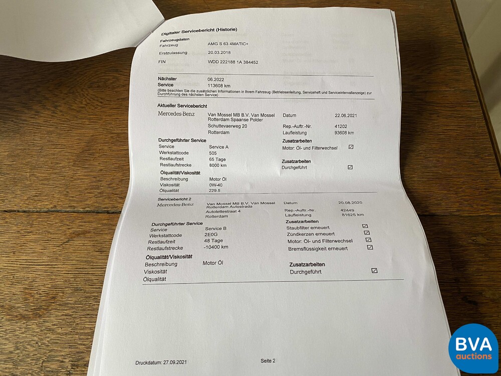 Mercedes-Benz S63 AMG Long 612pk 4Matic+ Premium Plus S-class 2018, XL-831-D.