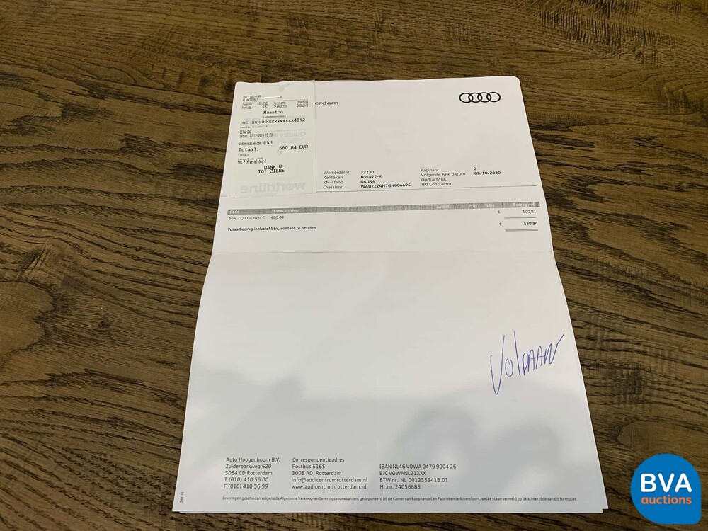 Audi A8 3.0 TDI Quattro 262pk 2017 -Org NL- FACELIFT, NV-472-X