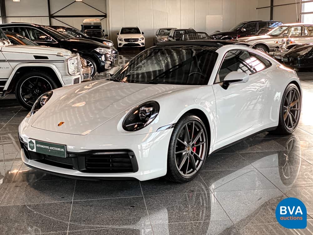 Porsche 911 992 Carrera 4S 3.0 450pk 2021 Garantie NW-Model GARANTIE
