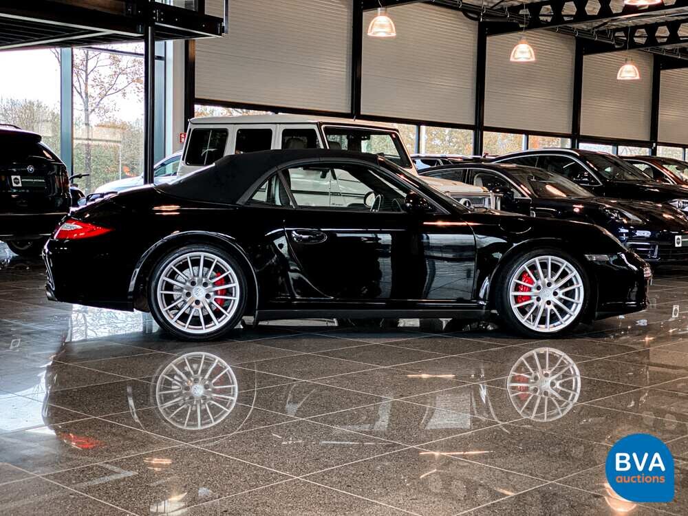 Porsche 911 Cabriolet 3.8 Carrera 4S SportChrono 385pk 2009, GB-567-R