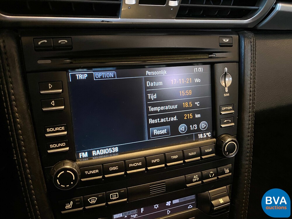 Porsche 911 Cabriolet 3.8 Carrera 4S SportChrono 385pk 2009, GB-567-R