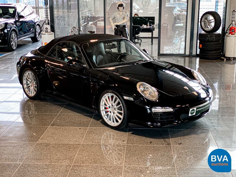 Porsche 911 Cabriolet 3.8 Carrera 4S SportChrono 385pk 2009, GB-567-R