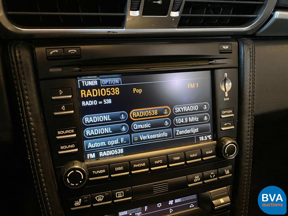 Porsche 911 Cabriolet 3.8 Carrera 4S SportChrono 385pk 2009, GB-567-R