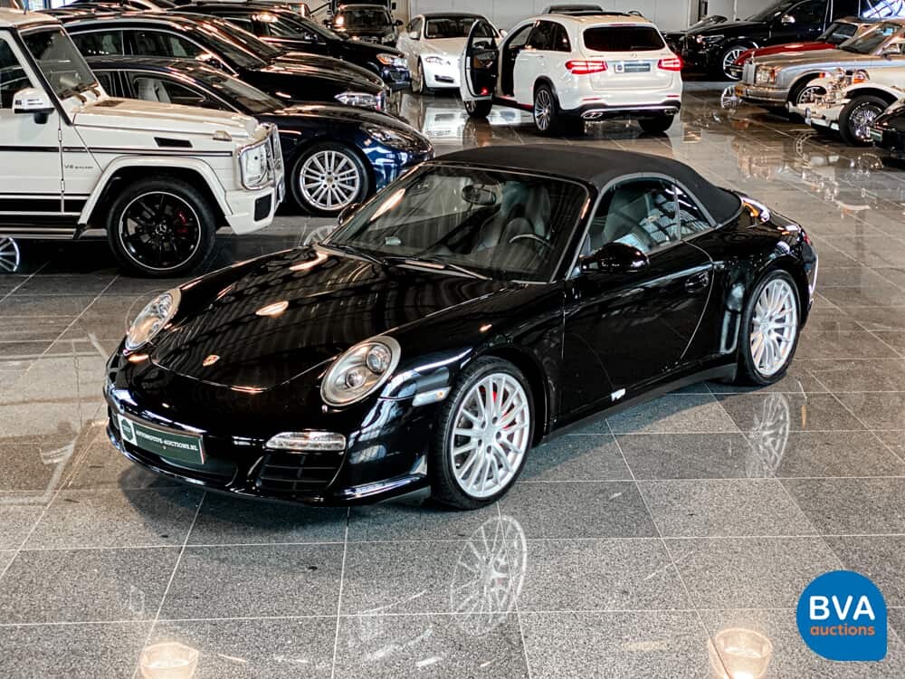 Porsche 911 Cabriolet 3.8 Carrera 4S SportChrono 385pk 2009, GB-567-R
