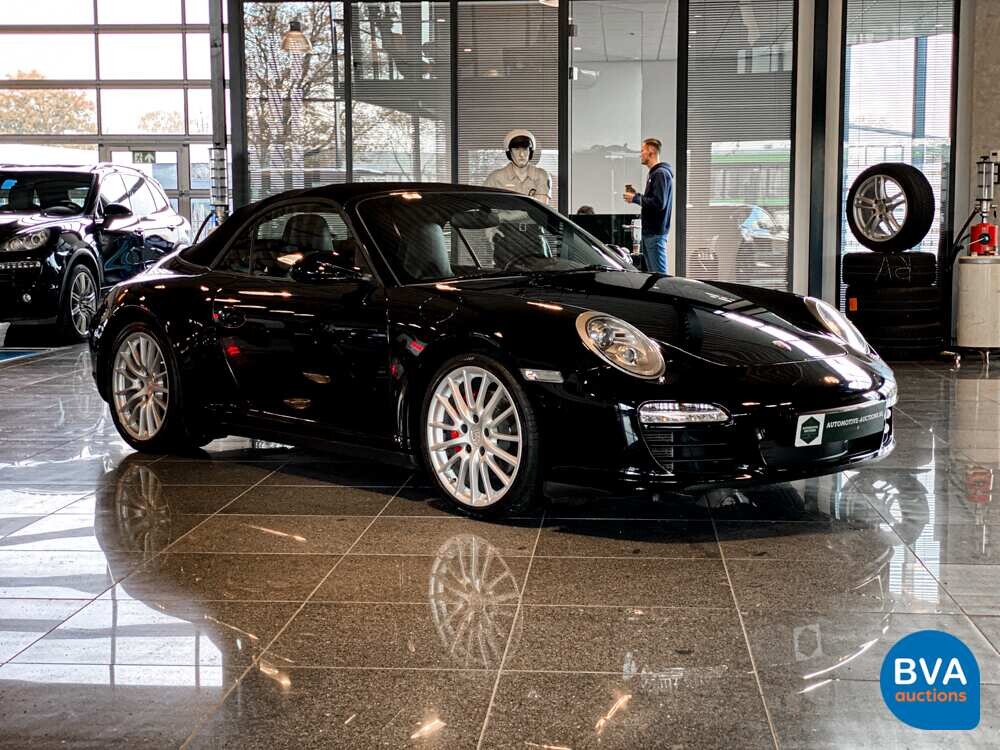Porsche 911 Cabriolet 3.8 Carrera 4S SportChrono 385pk 2009, GB-567-R