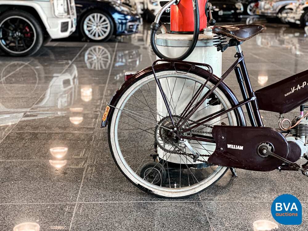 Fiets met VAP4 hulpmotor 48cc 1942
