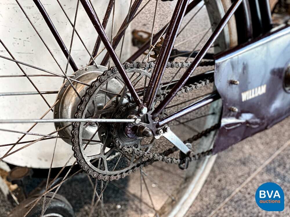Fiets met VAP4 hulpmotor 48cc 1942