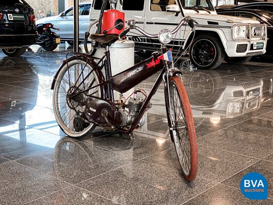 Bicycle with VAP4 auxiliary engine 48cc 1942.