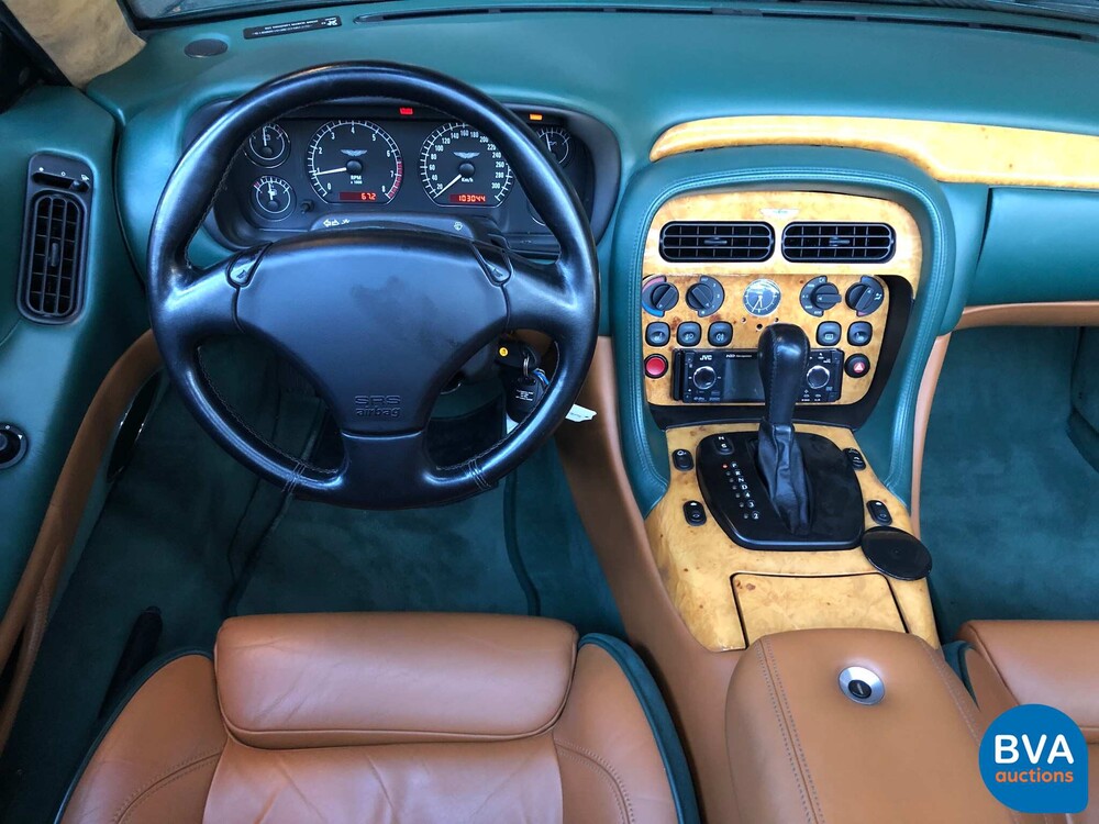 Aston Martin DB7 Volante Vantage 5.9 V12 416pk 2001 -Org NL-, 15-GS-FD