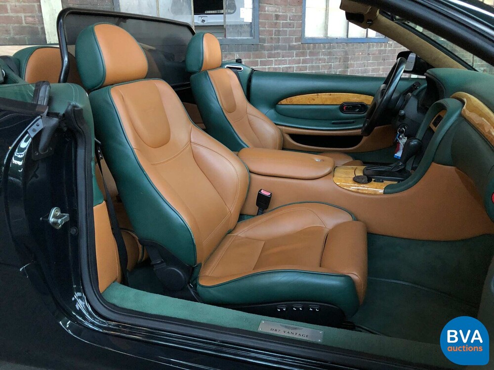 Aston Martin DB7 Volante Vantage 5.9 V12 416pk 2001 -Org NL-, 15-GS-FD