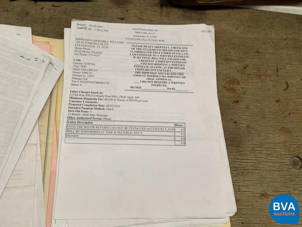 DeLorean DMC-12 1981