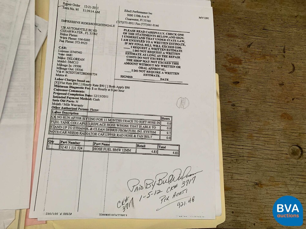 DeLorean DMC-12 1981