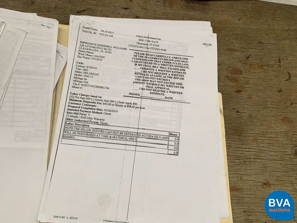 DeLorean DMC-12 1981