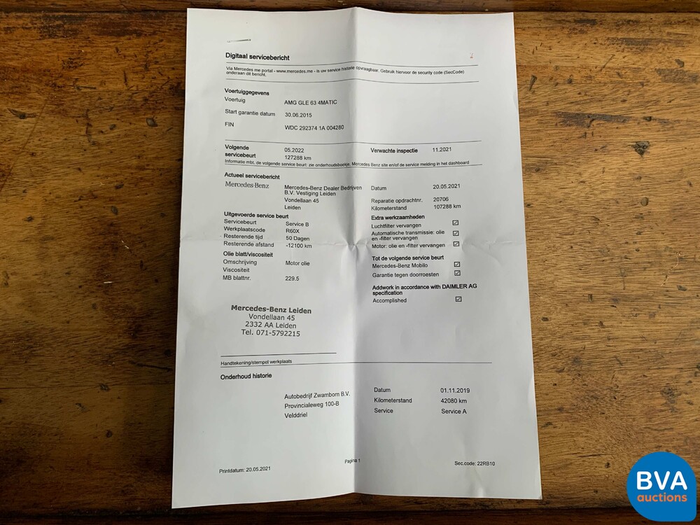 Mercedes-Benz GLE63 AMG Coupé 4-matic GLE-klasse 558pk 2015, G-418-NJ