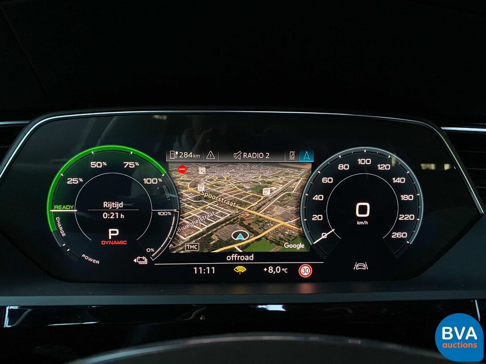 Audi E-tron 55 Quattro EDITION ONE 408pk 2019 virtuelle Spiegel.