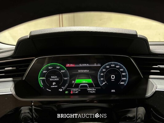 Audi e-tron Sportback 50 Quattro edition 71 kWh 313pk 2020 (Origineel-NL) K-690-KJ