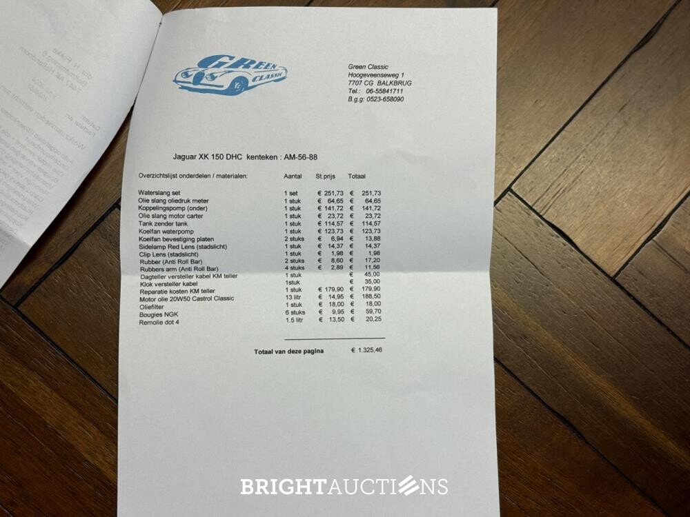 Jaguar XK150 3.8 DROP HEAD Coupe 6-in-lijn 220pk 1959 Cabriolet XK-serie XK 150, AM-56-88