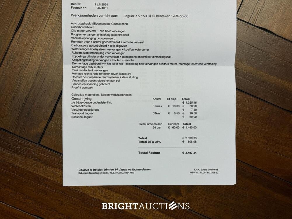 Jaguar XK150 3.8 DROP HEAD Coupe 6-in-lijn 220pk 1959 Cabriolet XK-serie XK 150, AM-56-88