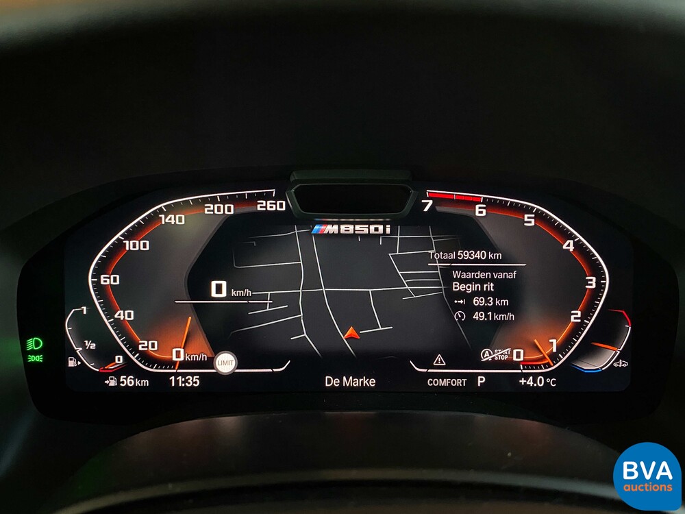 BMW M850i xDrive High Executive M-sport 8-Series 530pk 2019 -Original NL-, XT-330-Z.