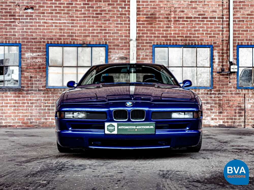 BMW 850CSi 5.6 V12 381 PS 8er Tobago-blau -1st Owner-.