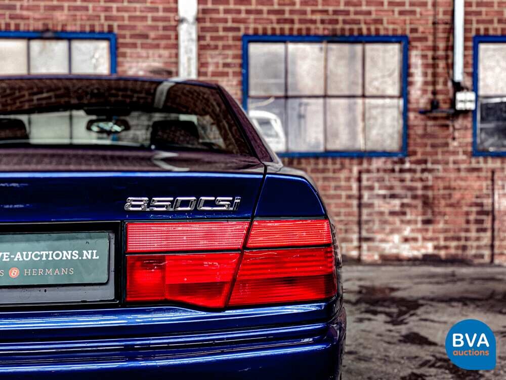 BMW 850CSi 5.6 V12 381 PS 8er Tobago-blau -1st Owner-.