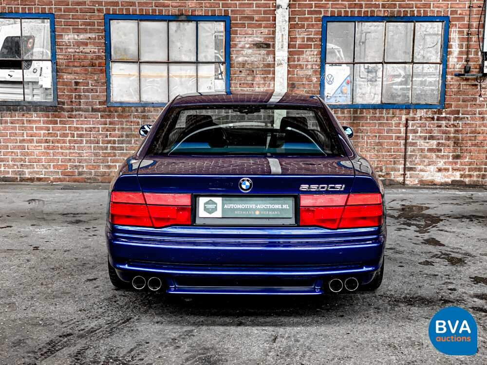 BMW 850CSi 5.6 V12 381 PS 8er Tobago-blau -1st Owner-.