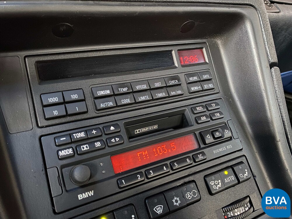 BMW 850CSi 5.6 V12 381 PS 8er Tobago-blau -1st Owner-.