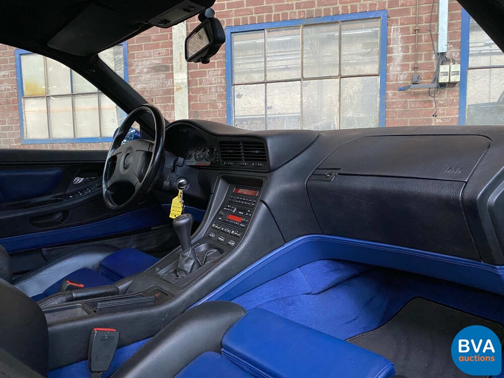 BMW 850CSi 5.6 V12 381 PS 8er Tobago-blau -1st Owner-.