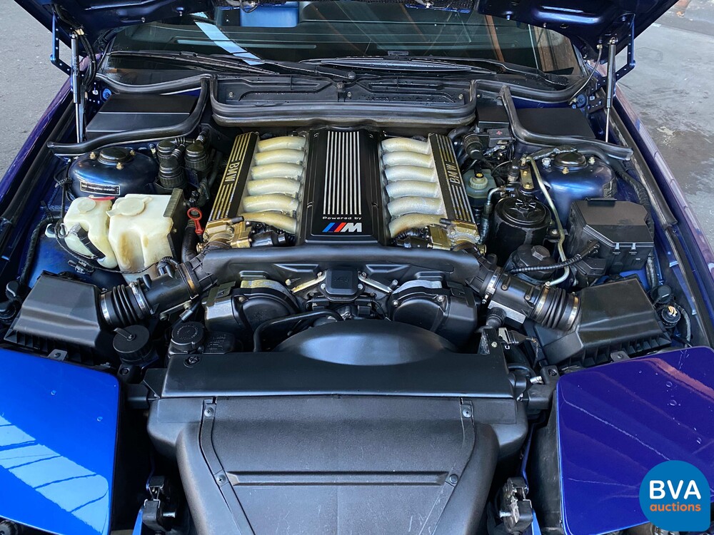 BMW 850CSi 5.6 V12 381 PS 8er Tobago-blau -1st Owner-.