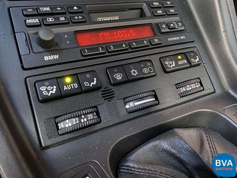 BMW 850CSi 5.6 V12 381 PS 8er Tobago-blau -1st Owner-.