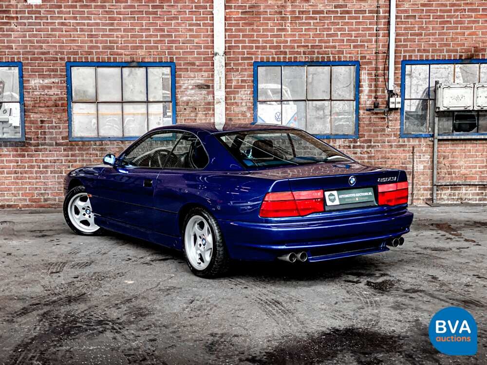 BMW 850CSi 5.6 V12 381 PS 8er Tobago-blau -1st Owner-.