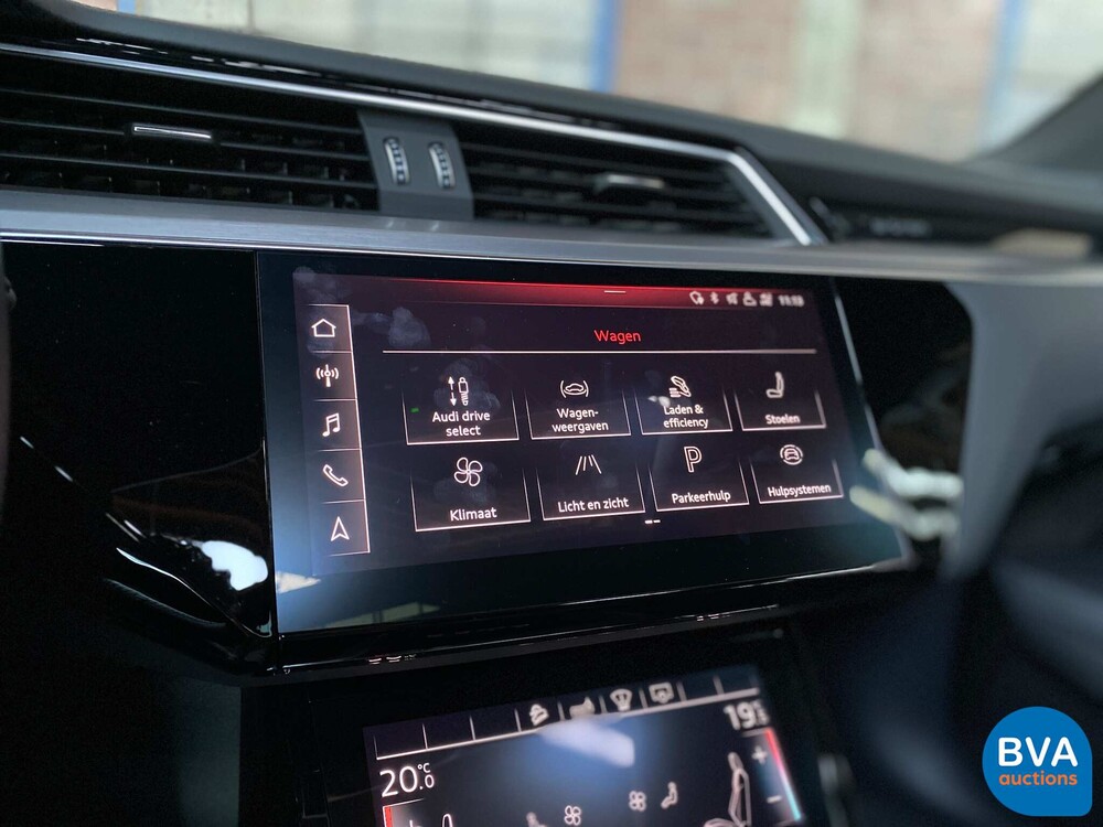 Audi E-tron 55 Quattro EDITION ONE 408pk 2019 virtuelle Spiegel.